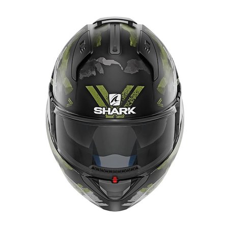 Shark EVO-ONE 2 SKULD MAT   BLACK GREEN ANTHRACITE