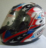 OGK motorhelm Steve Emmet replica maat L