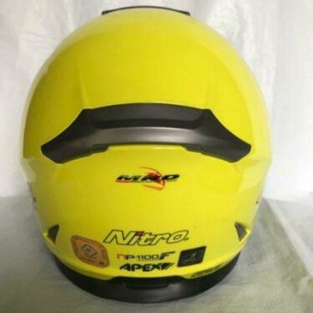 Nitro motorhelm integraal Nitro NP-1100F APEX geel