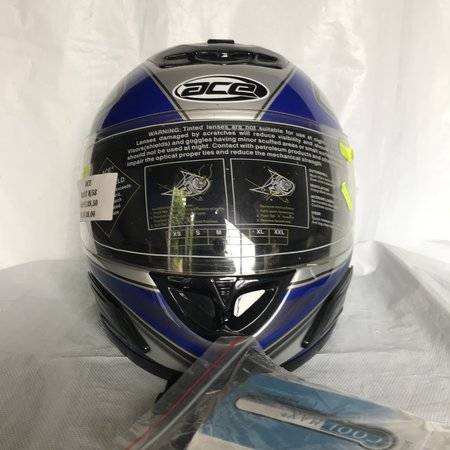 Ace motorhelm integraal ACE blauw