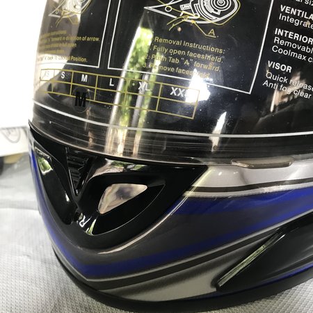 Ace motorhelm integraal ACE blauw