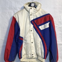 Lookwell motorjas Rood/ wit blauw maat L