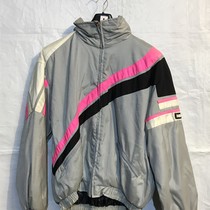 Lookwell Textiel motorjas grijs/ roze maat L