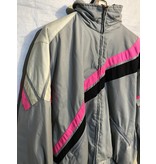 Lookwell Lookwell Textiel motorjas grijs/ roze maat L