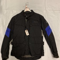 Revit Textiel motorjas maat L Zwart/ blauw