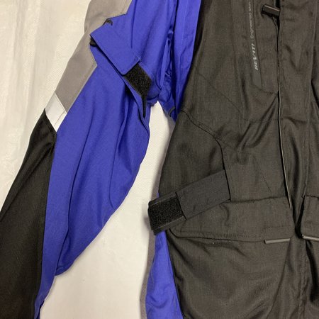 Revit Revit Textiel Motorjas maat L Zwart met blauw met protectie
