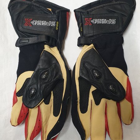 Speed X Speed-X Winner gloves rood/blauw/zwart