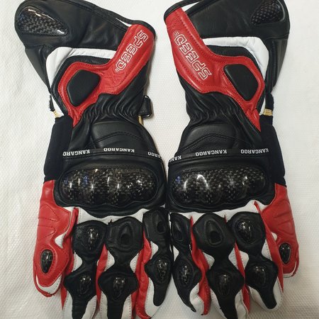 Speed X Speed-X Winner gloves rood/blauw/zwart