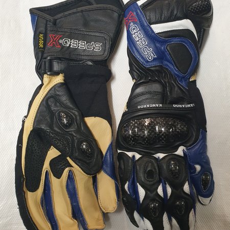 Speed X Speed-X Winner gloves rood/blauw/zwart