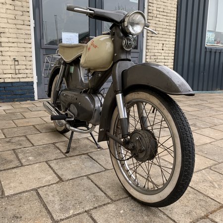 Kreidler VERKOCHT!! Kreidler Florett Ei-Tank 1963+ motor RS zwitsere papieren