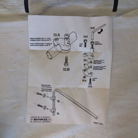 NVT chopper /scooter windscherm