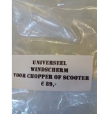 NVT chopper /scooter windscherm