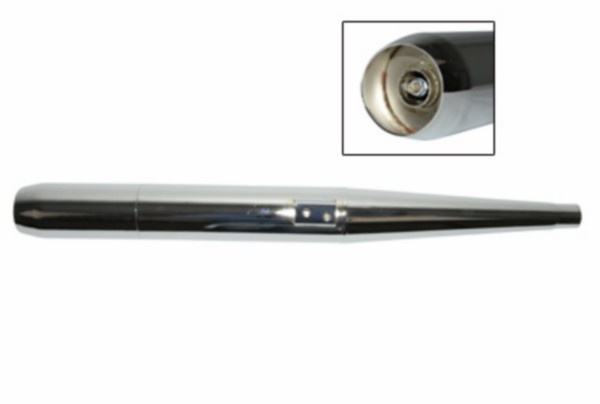 P-45006 uitlaat model losse a-stuk kreidler 28mm chroom