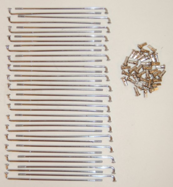 DMP p-45070 spaak set 183 mm chroom DMP 36 stuks