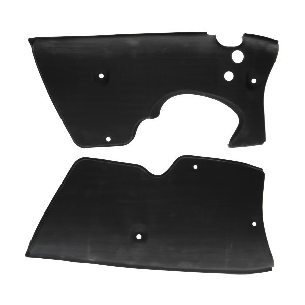 Kreidler p-45332  zijscherm set super 15.64.04+15.64.03 5v zwart mat