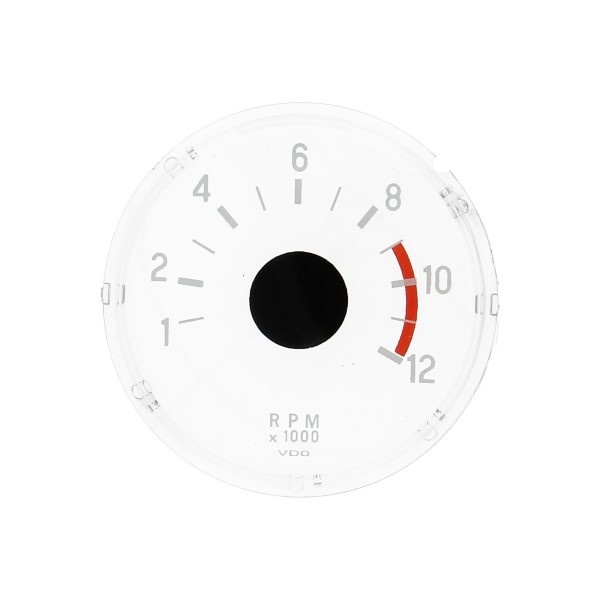 vdo p-45376 glas toerenteller vdo rode streep kreidler/ zundapp