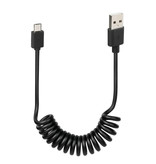 Opti-Line Opti-Line Veerkabel Usb> Micro Usb - 100 cm - Zwart