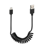 Opti-Line Opti-Line Veerkabel Usb> Apple 8 Pin - 100 cm - Zwart