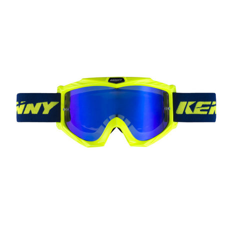 Kenny Kenny Adult Track Crossbril Blauw Neon Geel