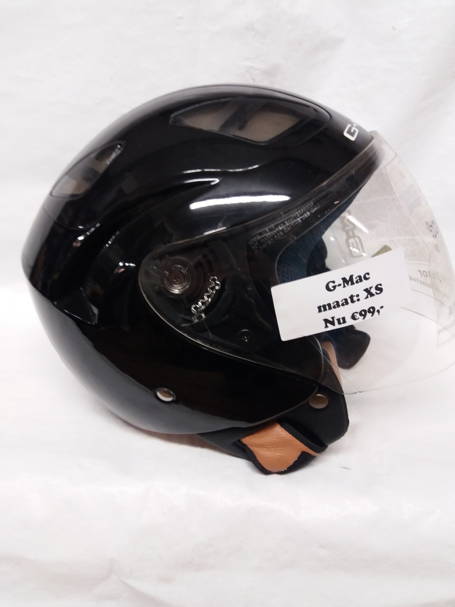 G-Mac jethelm G-Mac Airflow zwart M