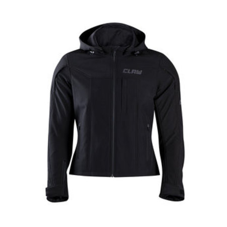 claw Claw Timmy Softshell Motorjacket Black Heren