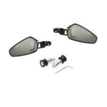 P-123426 Spiegelset DMP stuurbevestiging ovaal bar end wit glas