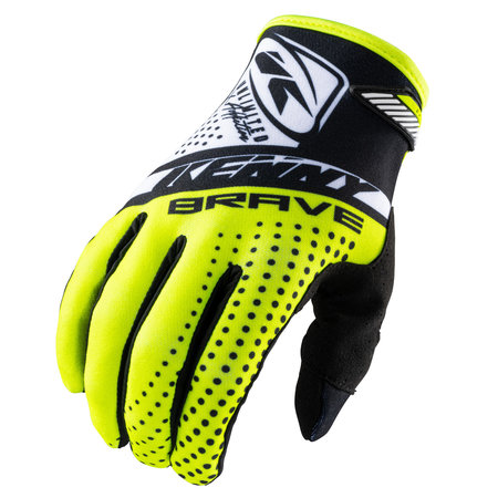kenny Kids Brave Gloves Neon Yellow 2022
