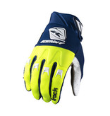 kenny Track Gloves For Kid Navy Neon Yellow