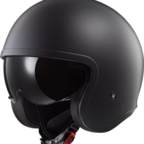 LS2 jethelm spitfire solid mat zwart MAAT XL