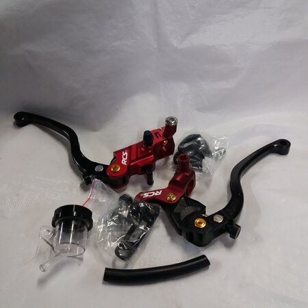 RCS-19 RCS-19 Rood hendel set Honda/Yamaha/Kawasaki