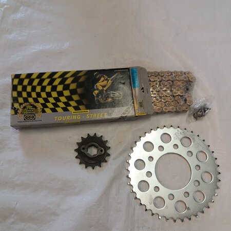 Honda Ketting en tandwiel set voor Honda VT600C 1988