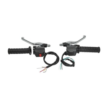 Handelset blokhandel + schakelaar, past op hercules, kreidler, puch