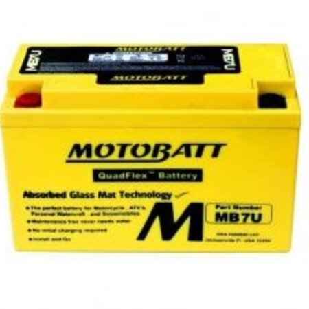 MotoBatt Kreidler accu past in accubak, MotoBatt MB7U