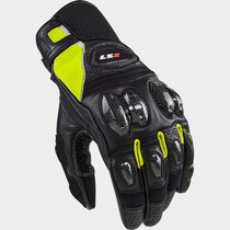 LS2 Spark II handschoen zwart fluor