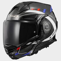 LS2 FF901 Systeemhelm Advant X Carbon Future wit/blauw/rood 22.06