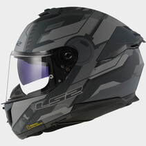 LS2 FF808 Integraal helm Stream II Shadow mat-titanium grijs 22.06