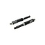 DMP Schokbrekerset 340mm zwart past op, camino, citta, puch maxi, tomos