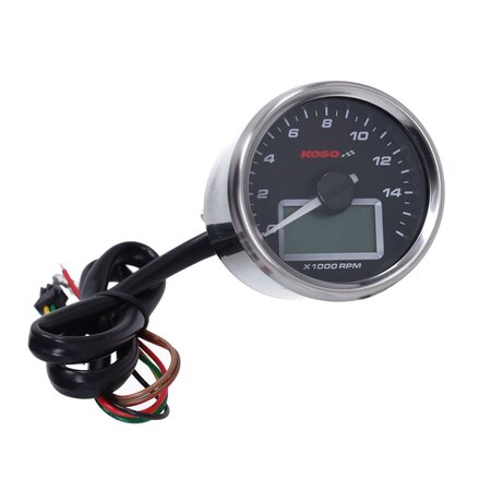 koso p-19173Toerenteller koso 14.000rpm GP-Style 55mm