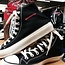 Kreidler kreidler sneaker zwart/rood logo(model all star converse))