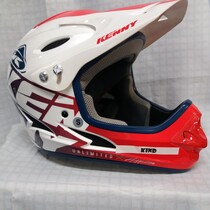 kenny kinder cross helm wit/rood