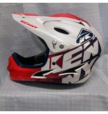 kenny kenny kinder cross helm wit/rood