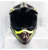 onbekend kinder cross helm zwart/neon maat s
