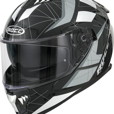 rocc rocc 390 zwart / wit glans maat 2XL