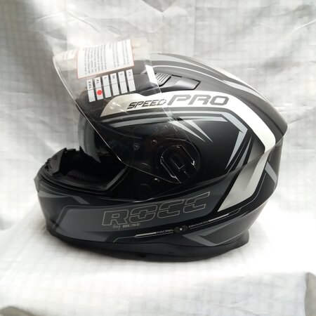 rocc rocc 451 mat zwart wit grijs maat XL