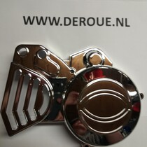 P-65109  Vliegwieldeksel Senda chroom