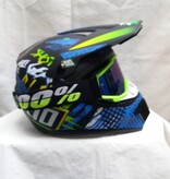 ali Kinder croshelm zwart /neon maat m excl. cros bril