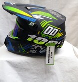 ali Kinder croshelm zwart /neon maat m excl. cros bril