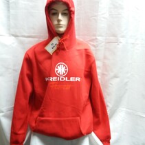 Kreidler hoody van sweatstof rood of blauw