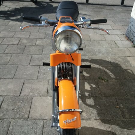 Kreidler Oranje Kreidler RS Buffel 1968 met motor kenteken