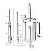 Kreidler Kreidler RS K53/54 vanaf 1968 voorvork veren set oud model